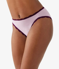 Inspired Eyelet Hi-Leg: Dawn Pink