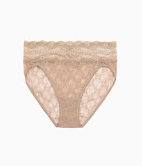 Lace Kiss Hi-Leg: Au Natural