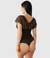 Lifted In Luxury Bodysuit: Black