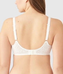 Halo Lace Underwire Bra: Ivory