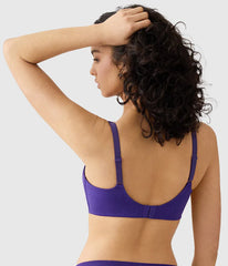 Inside Job™ Wire Free Bra: Purple Indigo
