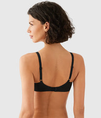 La Femme Underwire T-Shirt Bra: Black