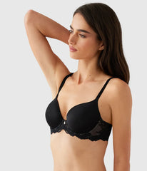 Vivid Attraction T-Shirt Bra: Black