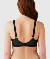 Shape Revelation® Shallow Top Underwire T-Shirt Bra: Black