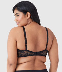 French Garden Seamless Underwire T-Shirt Bra: Black