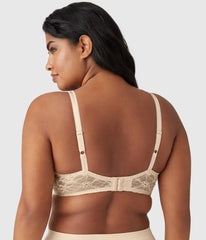 French Garden Seamless Underwire T-Shirt Bra: Sand