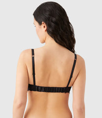 Center Stage Underwire Bra: Black/Graphite