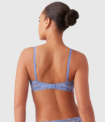 Feeling Famous Balconette Contour Bra: Country Blue/Bright White