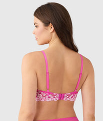 Embrace Lace® Underwire Bra: Wild Azalea/Cradle Pink