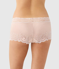 Modern Affair Boyshort: Rose Dust/Angel Wing