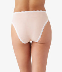 Inspired Eyelet Hi-Leg: Rose Smoke