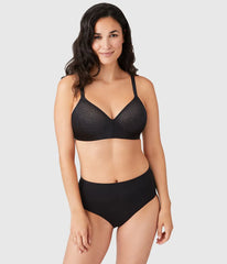 Back Appeal® Wire Free T-Shirt Bra: Black