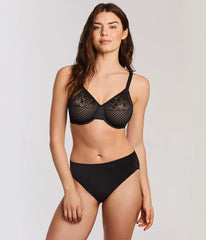Visual Effects Minimizer Bra: Black