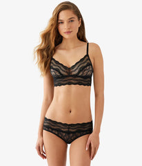 Lace Kiss Bralette: Night