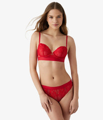 Opening Act Underwire Bra: Haute Red