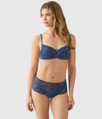 Feeling Famous Balconette Contour Bra: Crown Blue/ Blue Glow