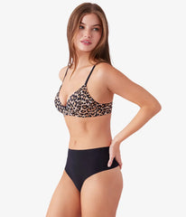 Undercover Wire Free T-Shirt Bra: Leopard