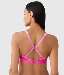 Embrace Lace® Wire Free Bralette: Wild Azalea/Cradle Pink
