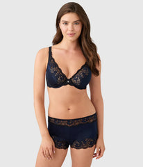Modern Affair Plunge Underwire Bra: Night Sky/Black