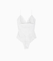Vivid Attraction Bodysuit: White
