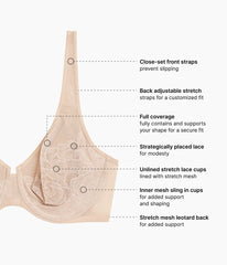Stark Beauty Underwire Bra: Sand