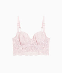 Untamed Demi Longline Bra: Rose Smoke