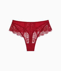 It's On Hi-Waist Thong: Biking Red