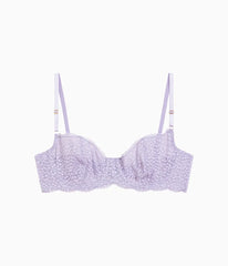 Untamed Demi Underwire Bra: Lavender Gray