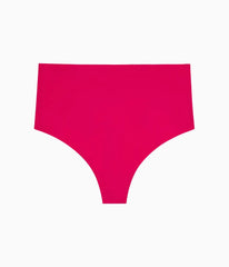 b.bare Hi-Waist Thong: Cerise