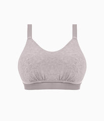 Downtime Wire Free Bralette: Grey Marl