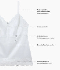 Modern Affair Cami: White