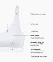 Feeling Flexible Bralette: White