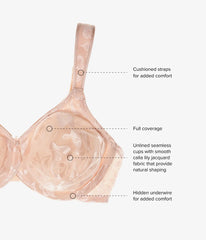 Awareness Underwire Bra: Sand