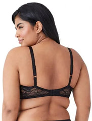 French Garden Seamless Underwire T-Shirt Bra: Black