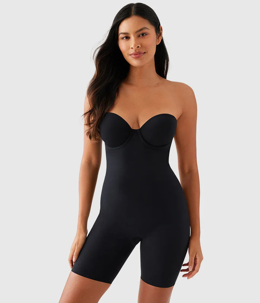Red Carpet™ All In One Thigh Shaper: Black