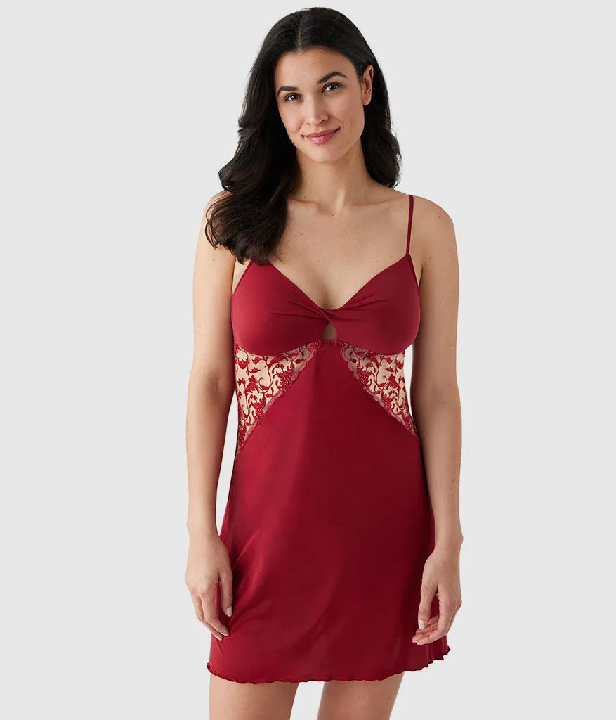 Dramatic Interlude Chemise: Deep Red