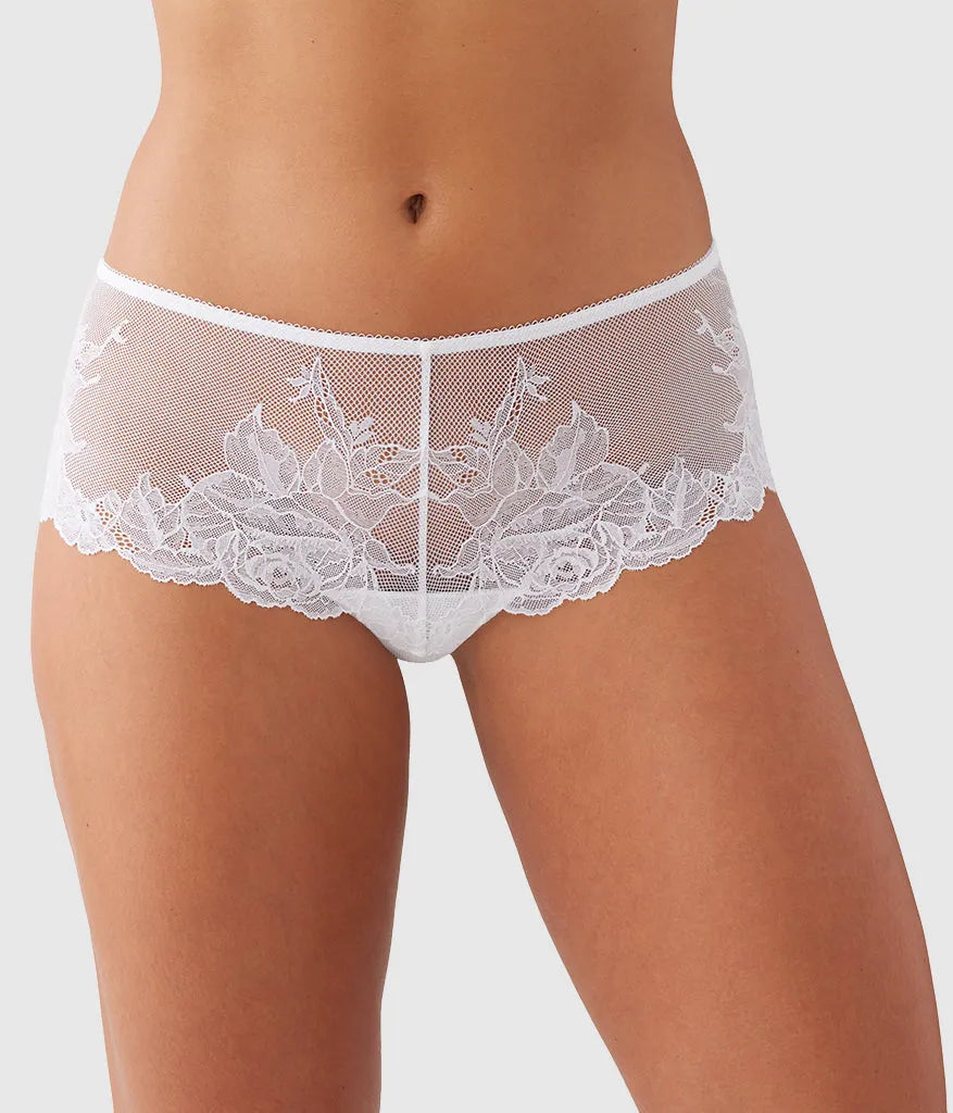 Vivid Attraction Tanga: White