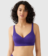 Inside Job™ Wire Free Bra: Purple Indigo