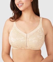 Awareness Full Figure Seamless Wire Free Bra: Sand