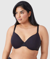French Garden Seamless Underwire T-Shirt Bra: Black