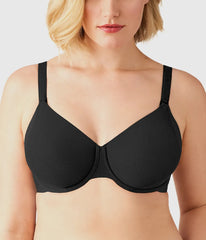 Shape Revelation® Uneven Underwire Bra: Black