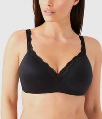 Softly Styled Wire Free T-Shirt Bra: Black