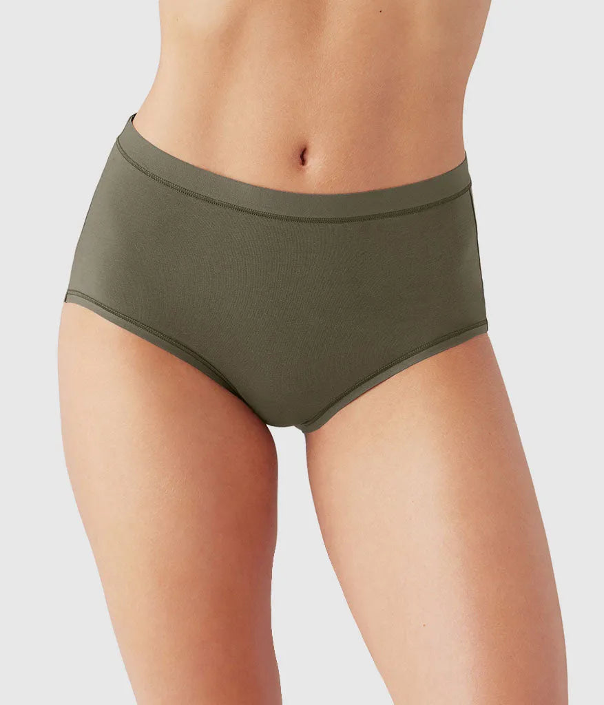 Understated Cotton Brief: Bungee Cord
