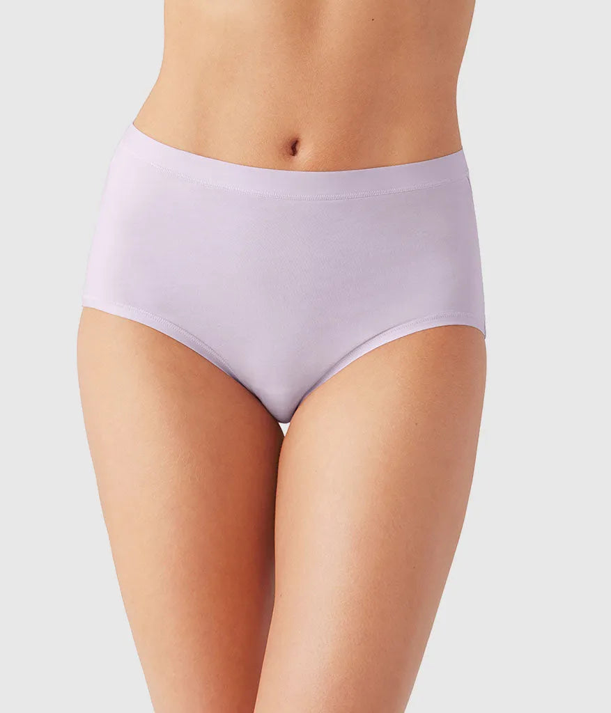Understated Cotton Brief: Orchid Hush