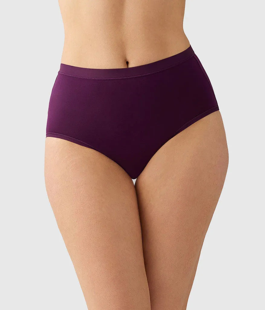 Understated Cotton Brief: Winter Bloom