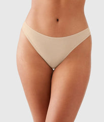 Understated Cotton Thong: Sand