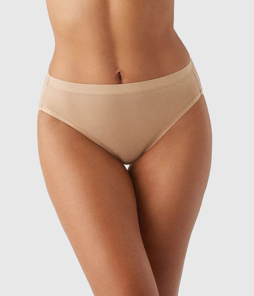 Understated Cotton Hi-Cut: Praline