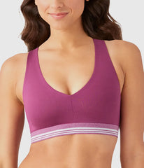 b.active Racerback Sport Bralette: Raspberry Coulis