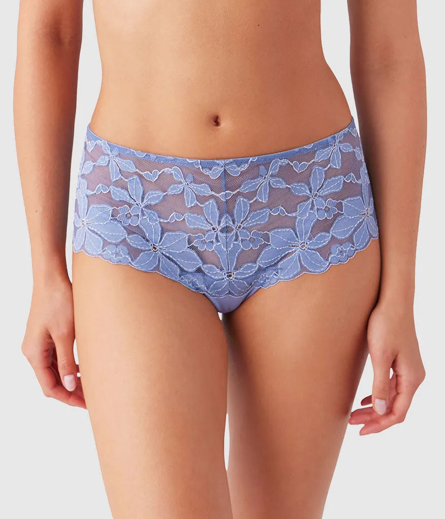 Feeling Famous Tanga: Country Blue/Bright White