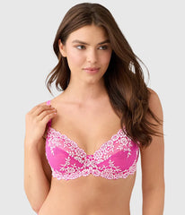 Embrace Lace® Underwire Bra: Wild Azalea/Cradle Pink